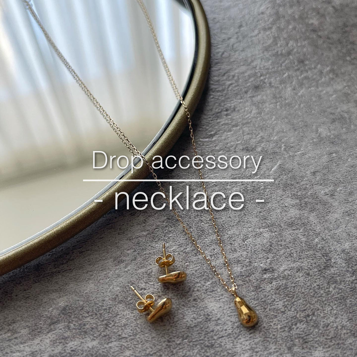 MEDERU JEWELRY ドロップモチーフネックレス k18 ゴールド MEDERU JEWELRY ドロップモチーフネックレス k18 ゴールド ペア