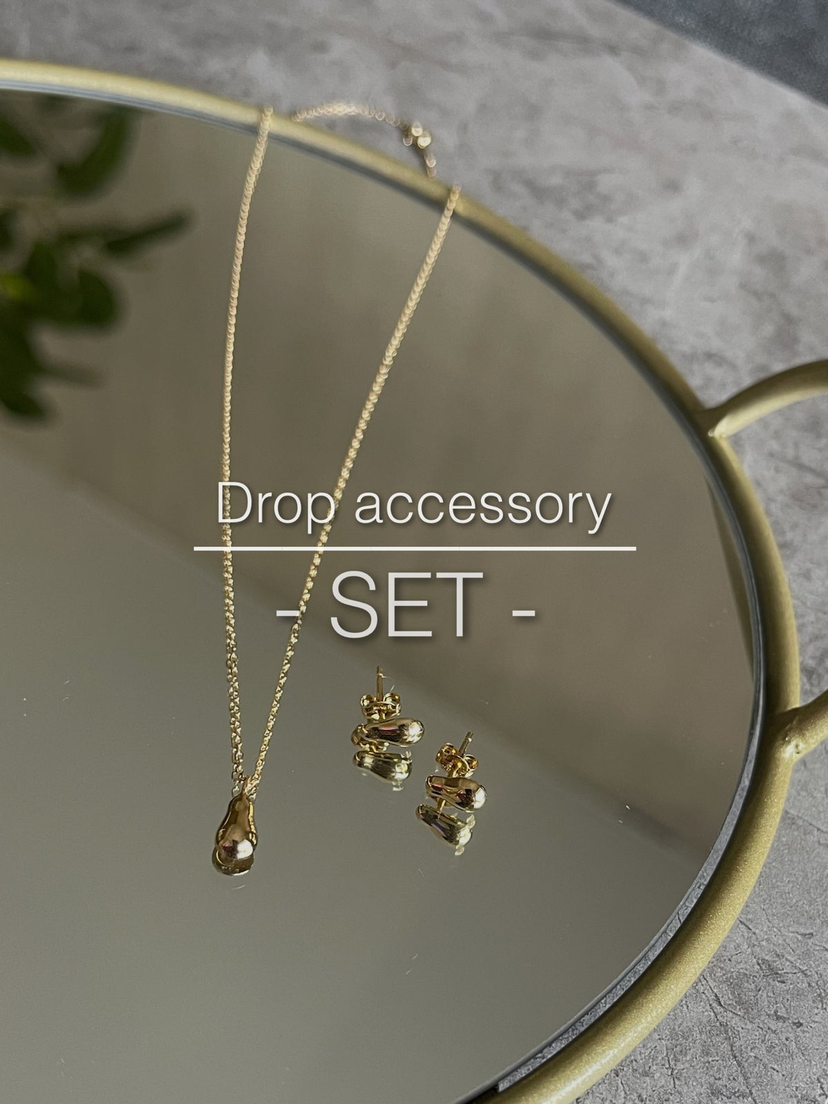 SET】ドロップピアス＆ドロップネックレス – Emella